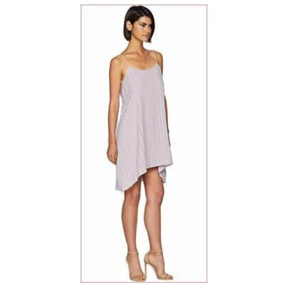 $178 NWT! BCBGMAXAZRIA Lilac Mauve Low Back Pleated Dress  A-line Slip Medium - Picture 7 of 10